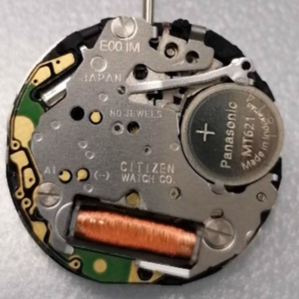 Citizen E001M Quartz Watch Movement Eco-drive Day Date Solar Movement