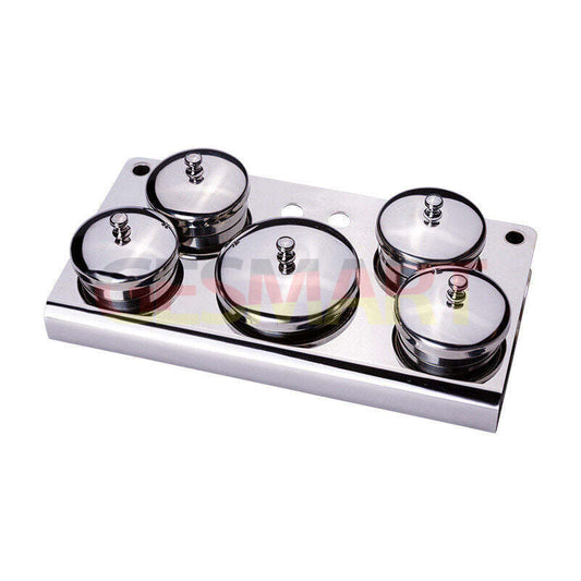 1. Stainless steel watch oil washing jar, ideal for precise watch repair tasks.