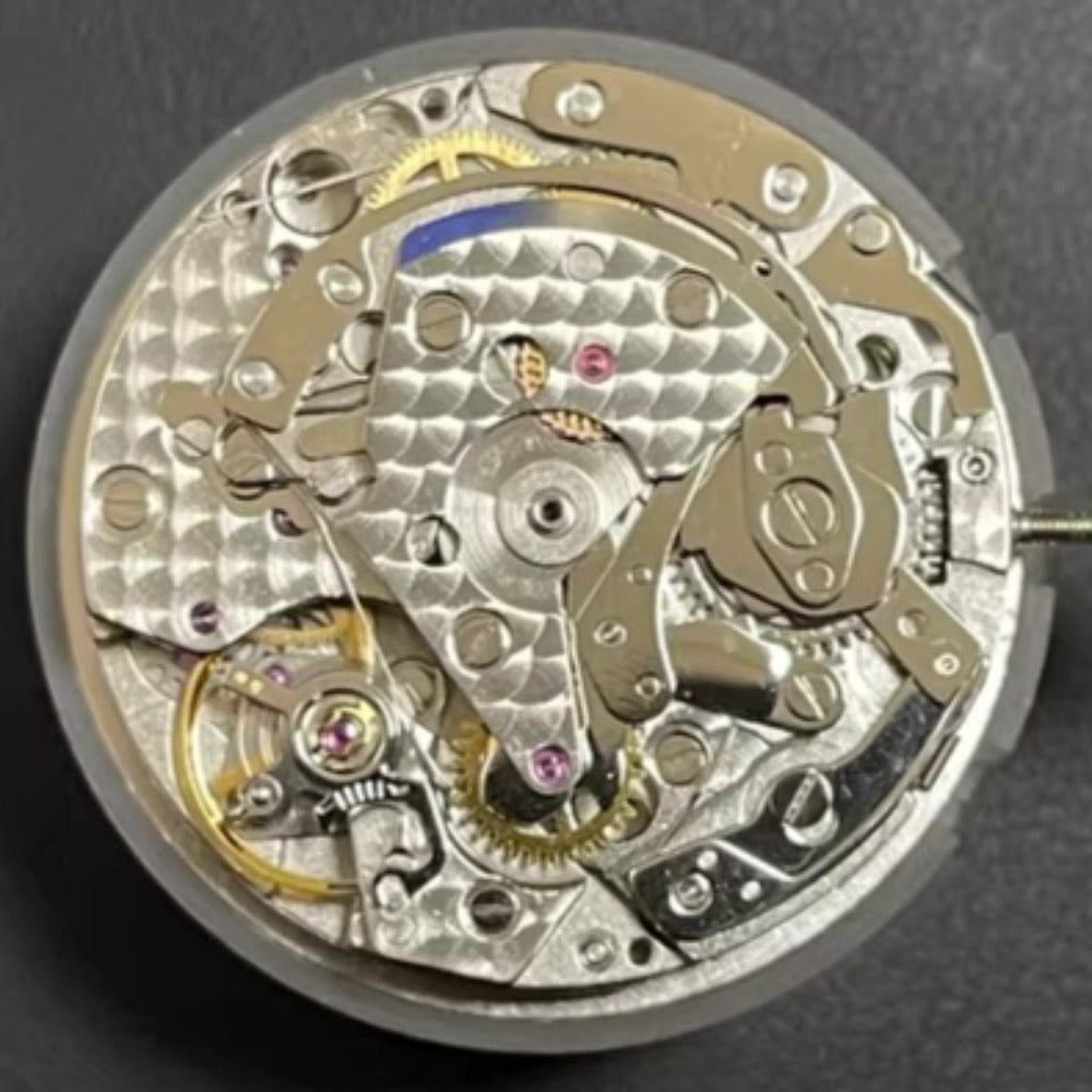 Chinese Dandong 7750 Mechanical Movement SL4611D Black Disk