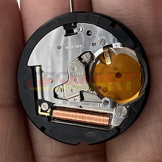 Ronda 505 24D quartz watch movement, reliable precision part for timepiece repair and assembly.