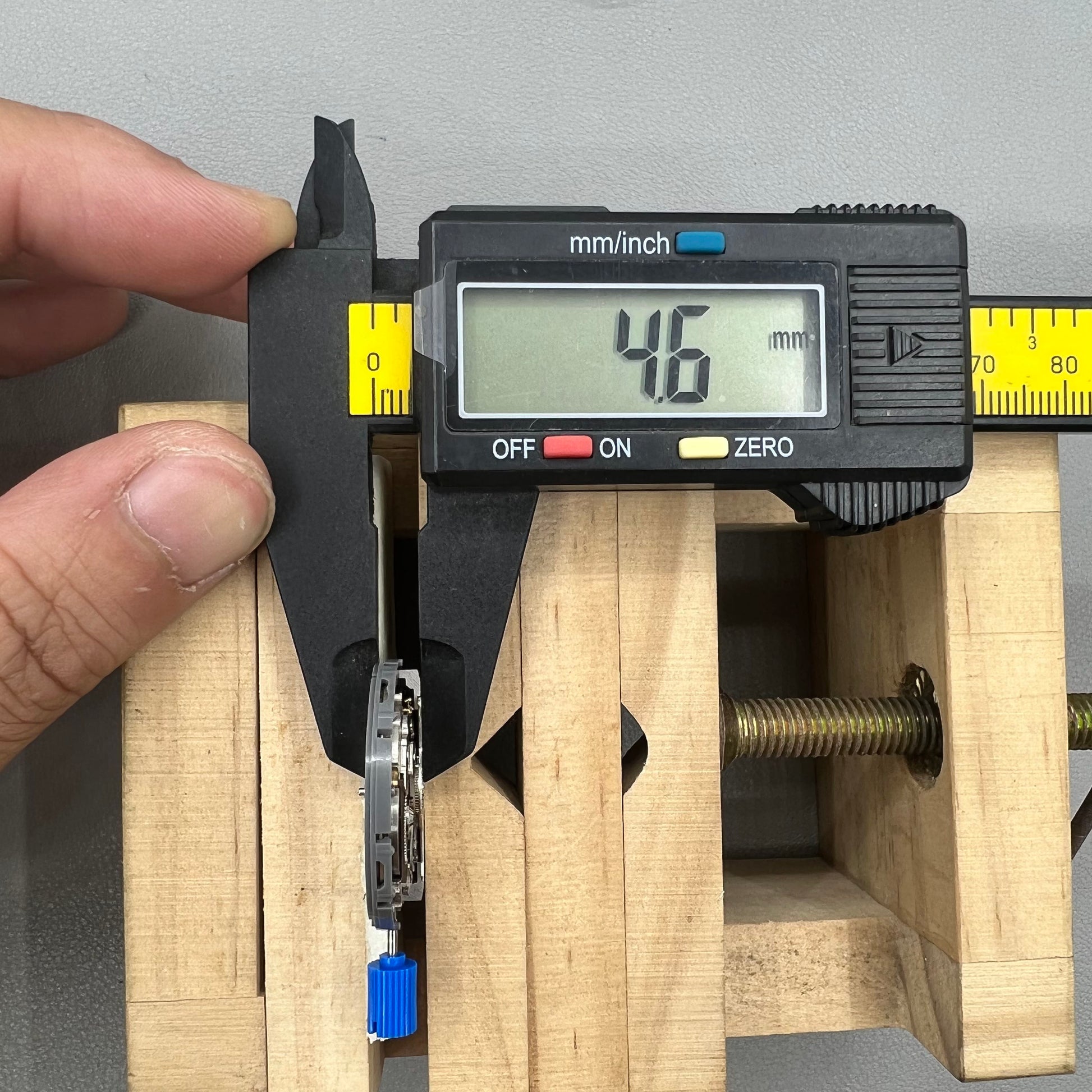 Seiko NH35 automatic watch movement displaying special font details with high accuracy craftsmanship.