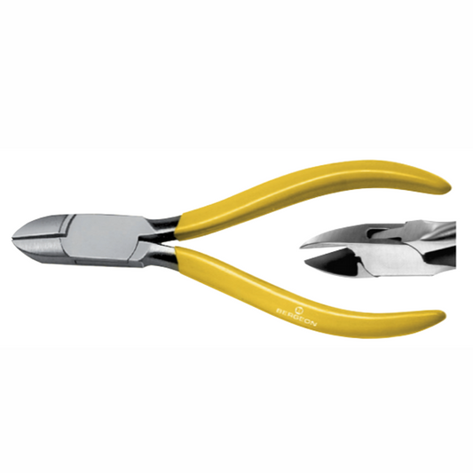Bergeon 2629 side cutters pliers with rounded tip, precision watch accessory tool, 130mm length