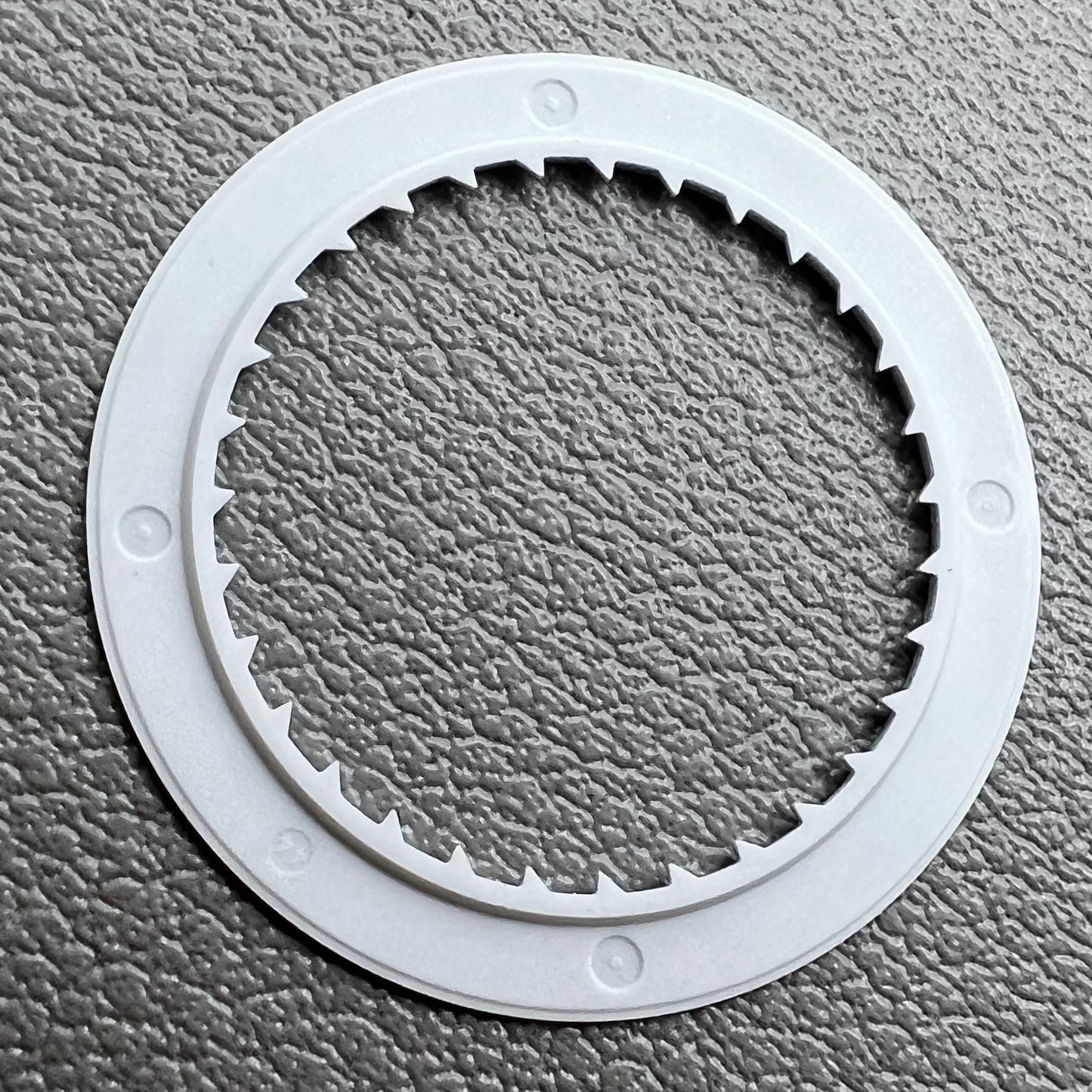 2 Stück silberne Datumscheibe KA Font für Miyota 8215 Uhrwerk