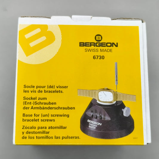 Swiss Bergeon 6730 Bracelet Band Screw Holding Base Fitting & Removing Tool