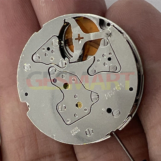 Ronda 5030D Swiss quartz watch movement with date at 4 o?clock, precise and durable for repair.