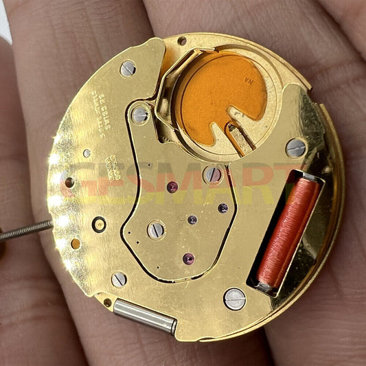 Ronda 6004D quartz watch movement with date at 3 o'clock, Swiss Made precision for watch accessories.