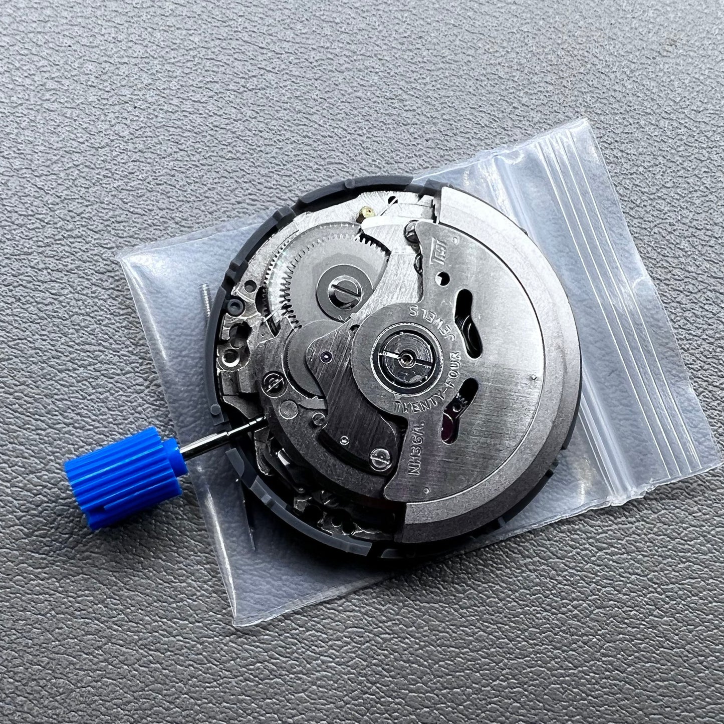 Seiko NH36 Mechanical Watch Movement Black Date Wheel Crown@3.8