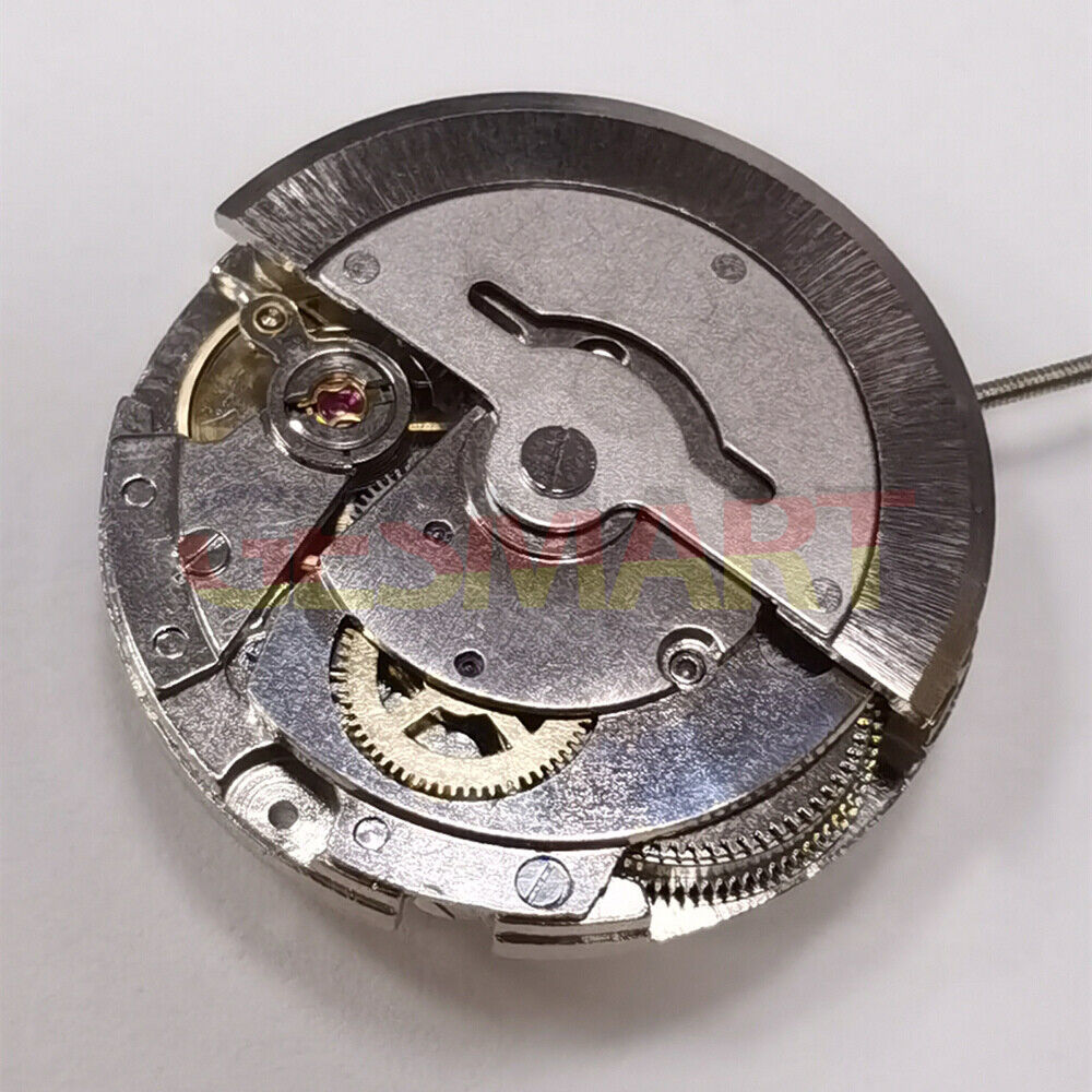 China Made 2813 automatic watch movement featuring 3 hands and moon phase at 6 o'clock, perfect for watch repair and customization.