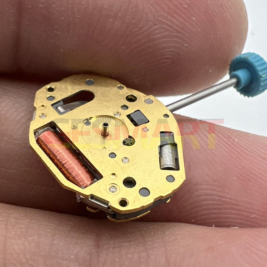 Miyota 6L32 Japan quartz movement watch accessory with 3 hands for precise timekeeping.