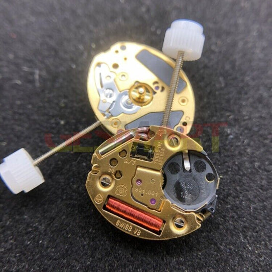Original ETA901.001 quartz watch movement with 2 hands, Swiss precision, replacement for 901.005 models