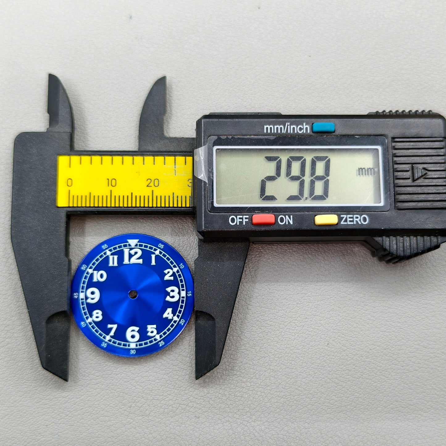 30mm Sea Blue Numberal No Lume Watch Dial Fit for NH35 NH36 8215 2813 Movement