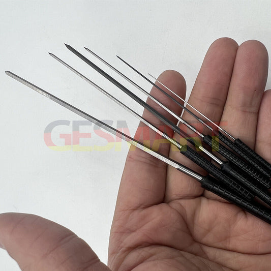Horotec MSA02.152 cutting broaches set of 6 for precise watch accessory modifications