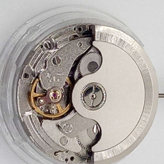 Shanghai SP10 silver watch with automatic mechanical movement, 5 hands, small seconds at 3 and 9 o?clock positions.