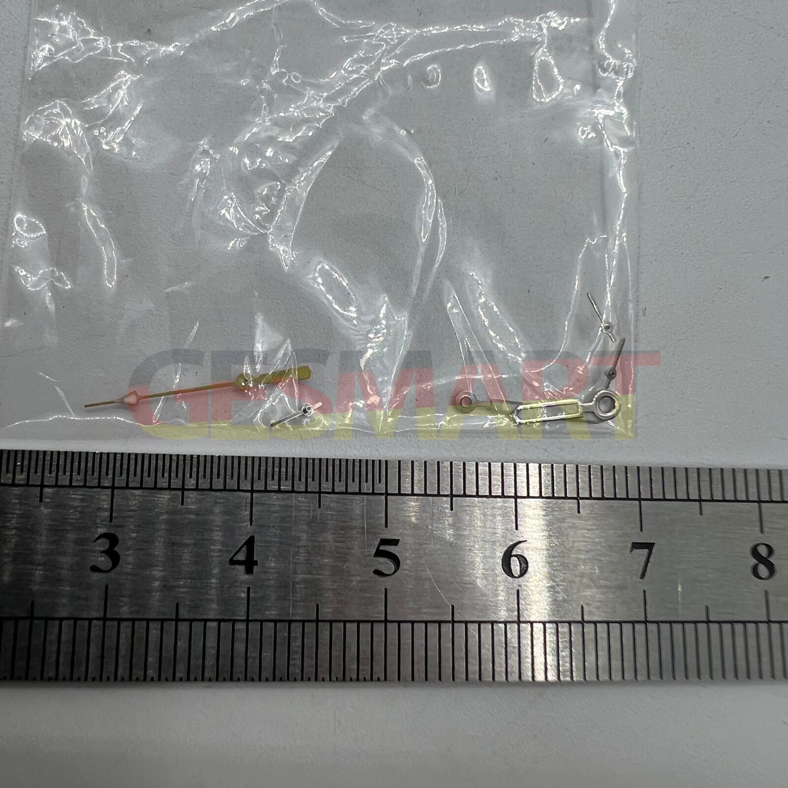 12mm red second hand with silver trim for Miyota OS10 OS20 OS60 OS80 watch movements.