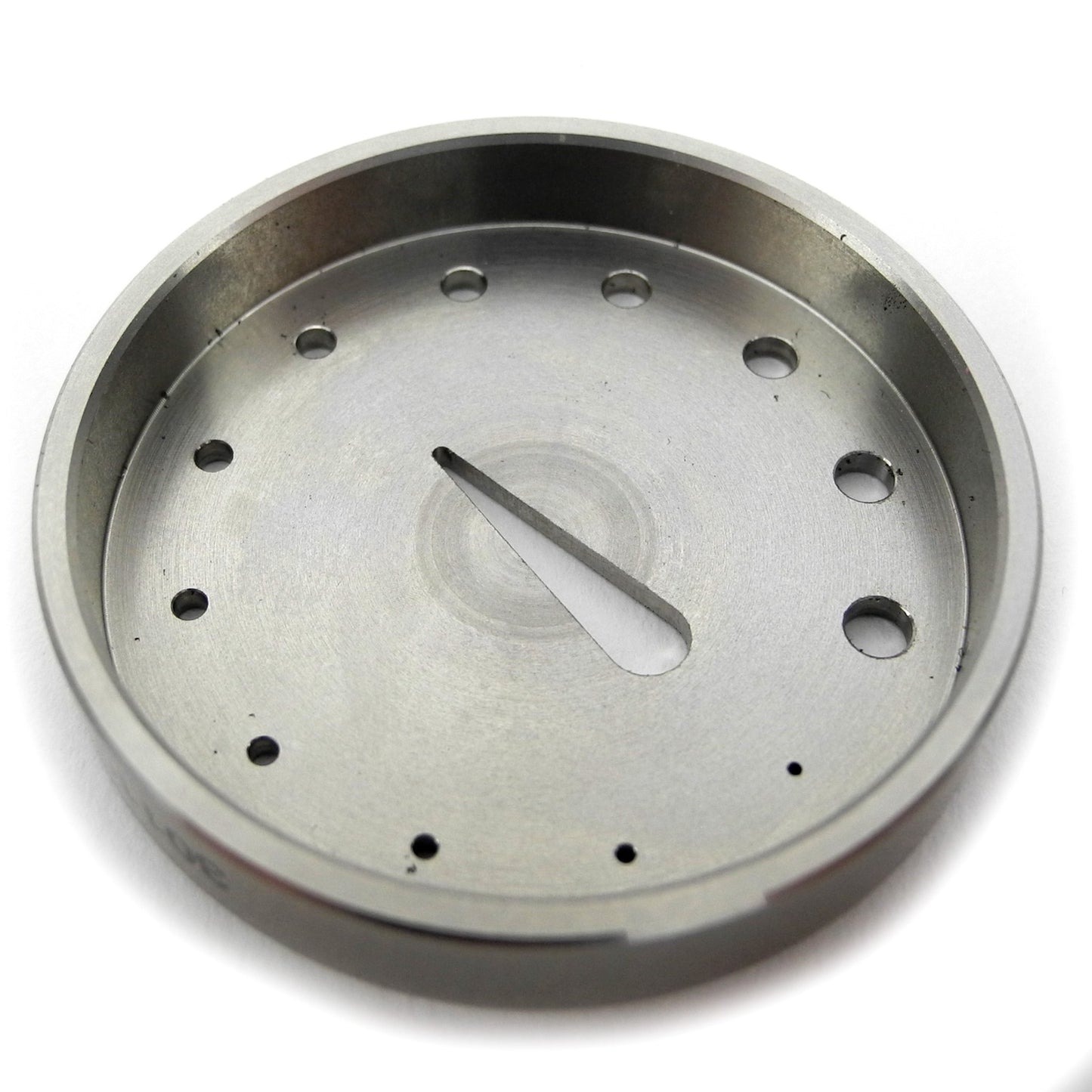 Bergeon 30110 metal tool for precise watch balance and hairspring adjustments in repair tasks.