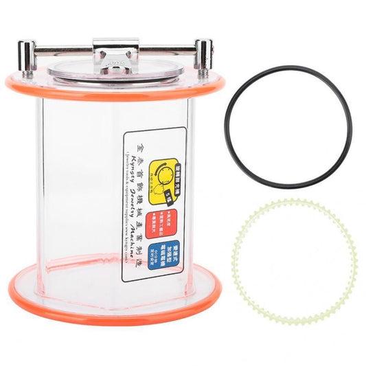 Pro ST-2000 Rolling Drum Rotary Polisher bucket, ideal for jewelry polishing and finishing.