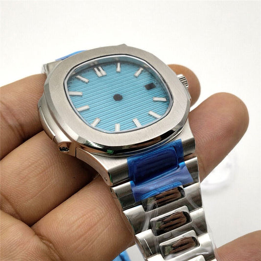 40mm NH35A/NH36 watch case and dial with sapphire glass, waterproof design for durable strap accessories.