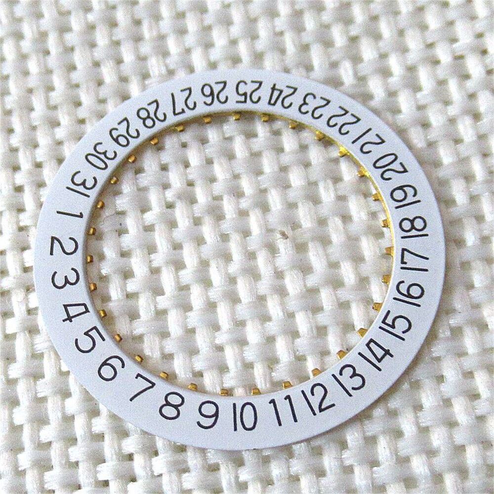 White Date Disk Wheel Date Wheel Generic Fit for Movement 2834 Date@6 #4
