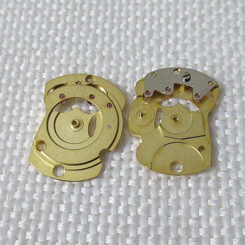 Golden automatic device bridge splint by Generic for ETA 2824, 2834, 2836 watch movement components.