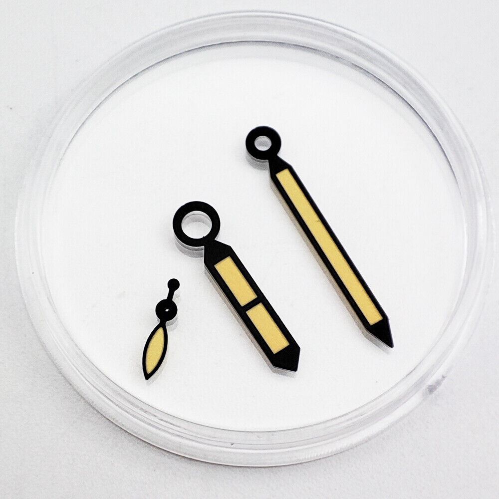Green luminous watch hands for ST3600/6497/6498 movement, enhancing low-light visibility with premium brand quality.