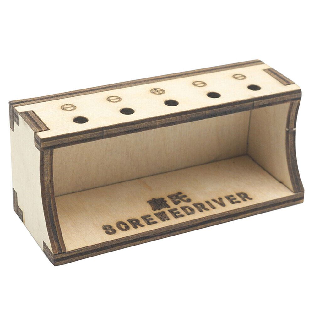 Tournevis en acier avec base rotative, outil de réparation de montres et bijoux, 5 pièces/ensemble