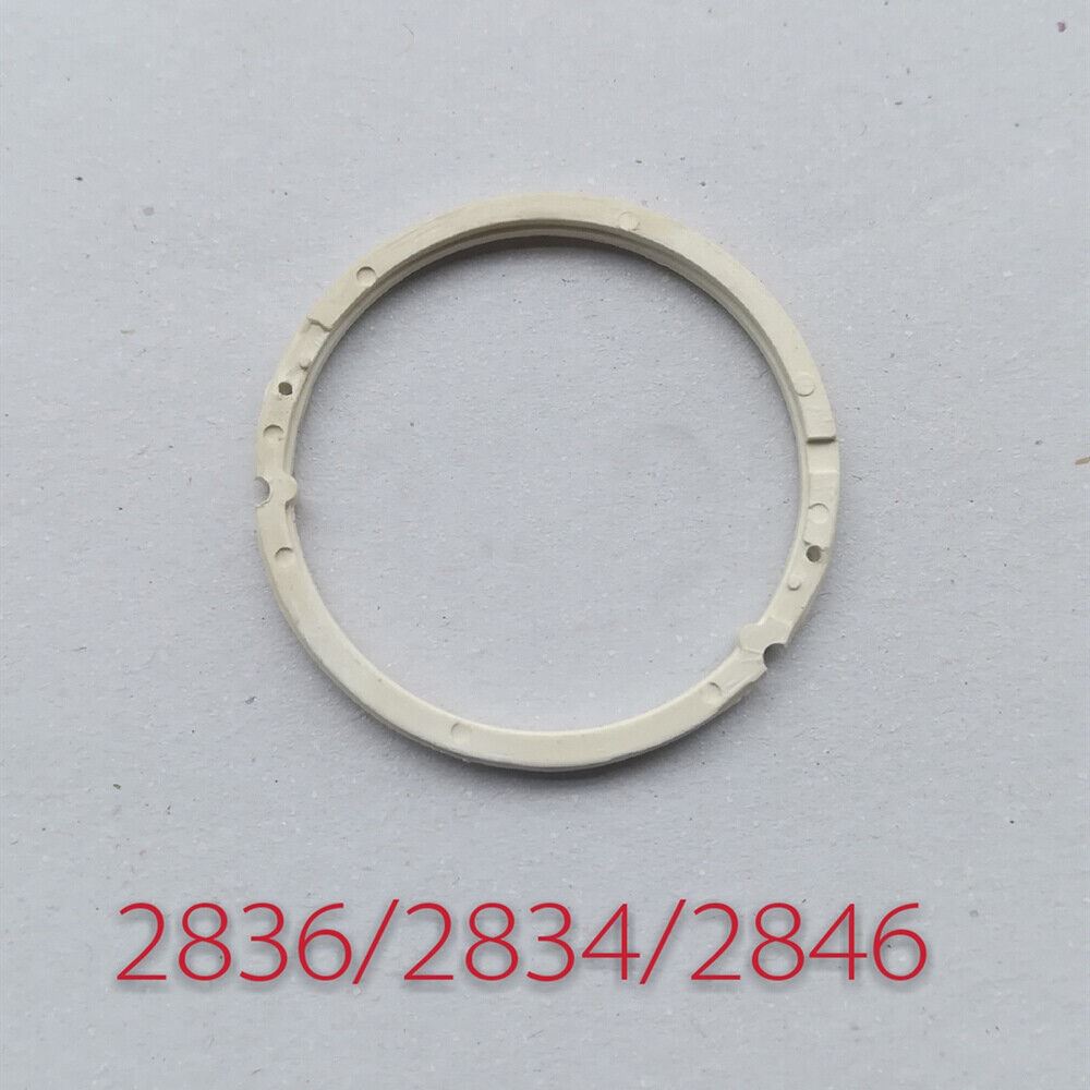 Plastic watch case cushion mount for ETA2834, ETA2836, ETA2846 movements, durable fit.