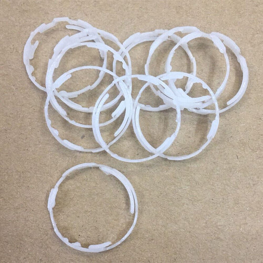 Plastic watch case cushion mount by Generic for Miyota 6601 6651 movements, durable accessory.