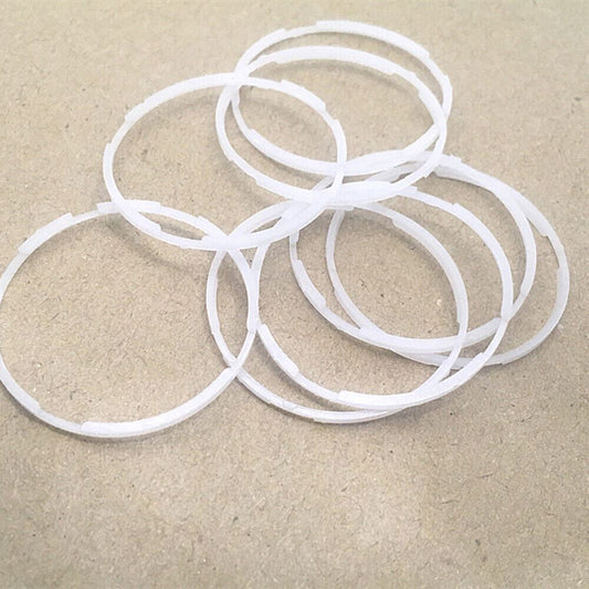 Stainless steel cushion mount for 7009 movement, durable watch case accessory for repairs.