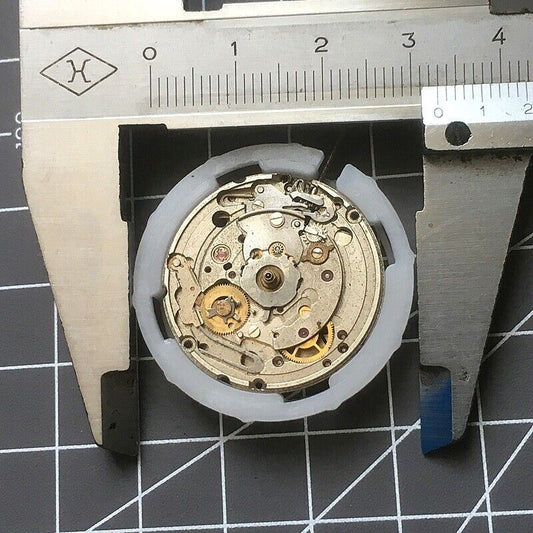 Plastic watch movement cushion mount, 5.9mm height, compatible with ETA 2824/2836/2846/2879 models, durable fit.