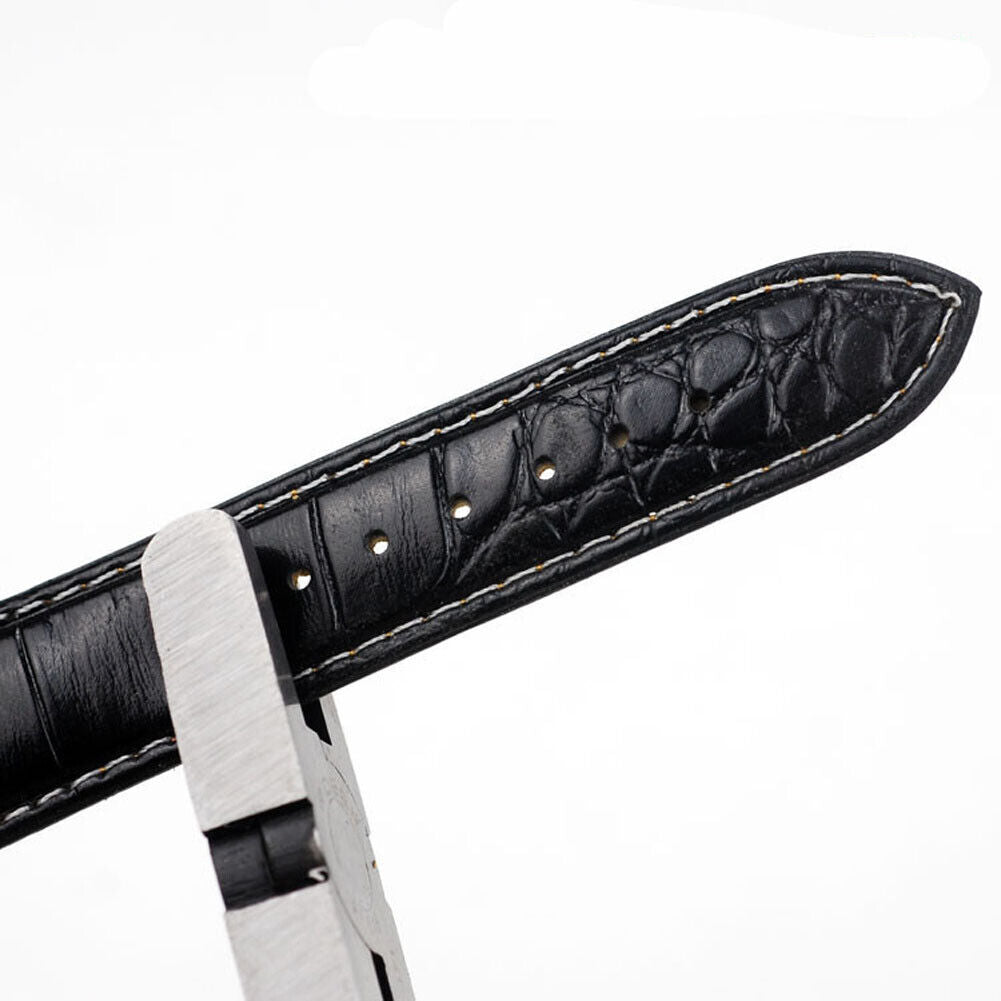 Punch pliers tool by RT616 for precise 2mm watch belt tag tape holes in watch repair