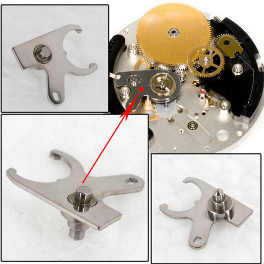 Silver third wheel parallel pile set for ETA C01.211 watch movement, precision parts for repair #6414