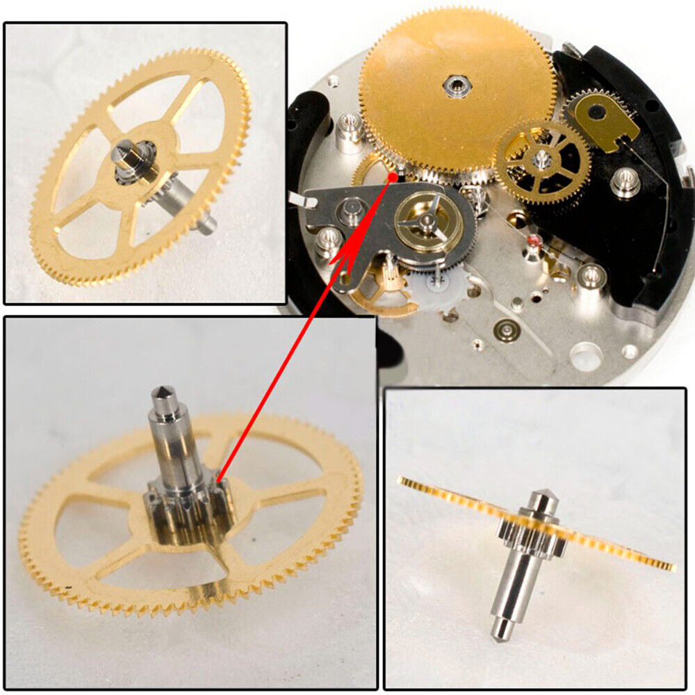 Intermediate wheel for ETA C01.211 watch movement, precision part #6412 by ETA, ensuring accurate timekeeping.