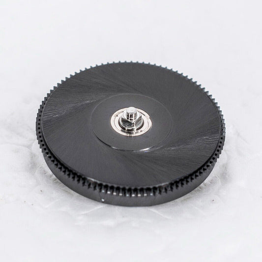 1. Two-piece barrel with complete mainspring for Omega 8500A watch movement replacement.