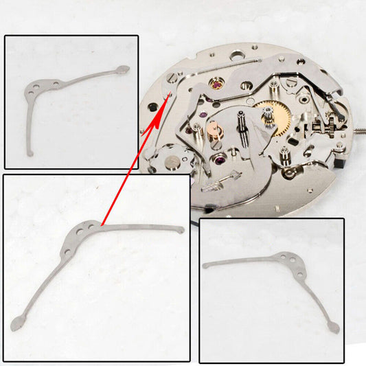 1. Set of 3 functional spring rods compatible with ETA C01.211 watch movement, brand name included.