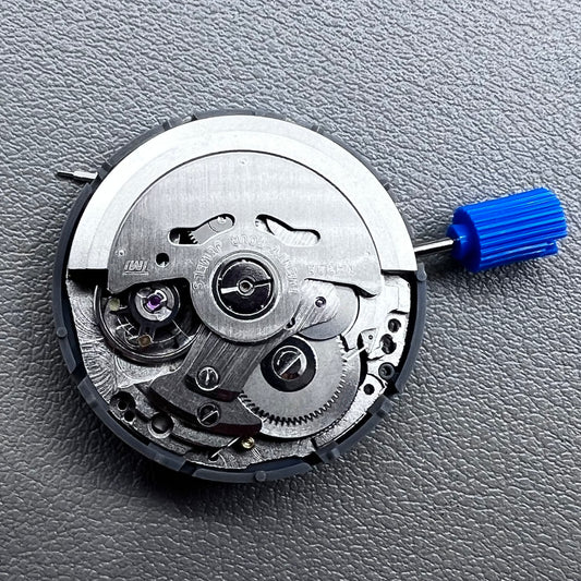 Seiko NH34 Mechanical GMT Movement Hacking Seconds Date@3 Black Disk