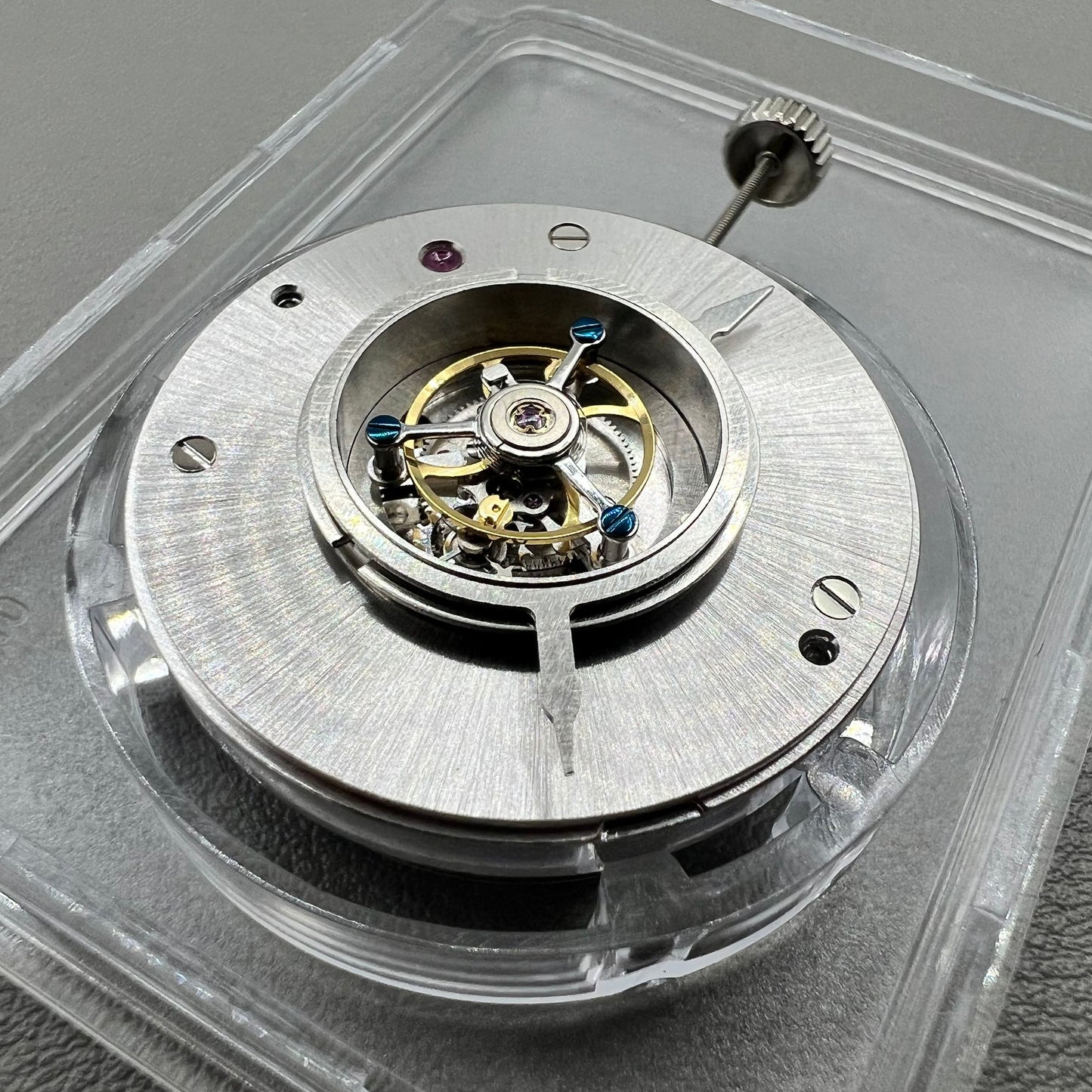 Hangzhou Tourbillon Automatik Uhrwerk 3JZ0E Mechanisch 2 Zeiger