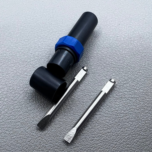 2 PIECES Blades with Barrel for Bergeon 30081-AT-250 Ergonomic Screwdriver