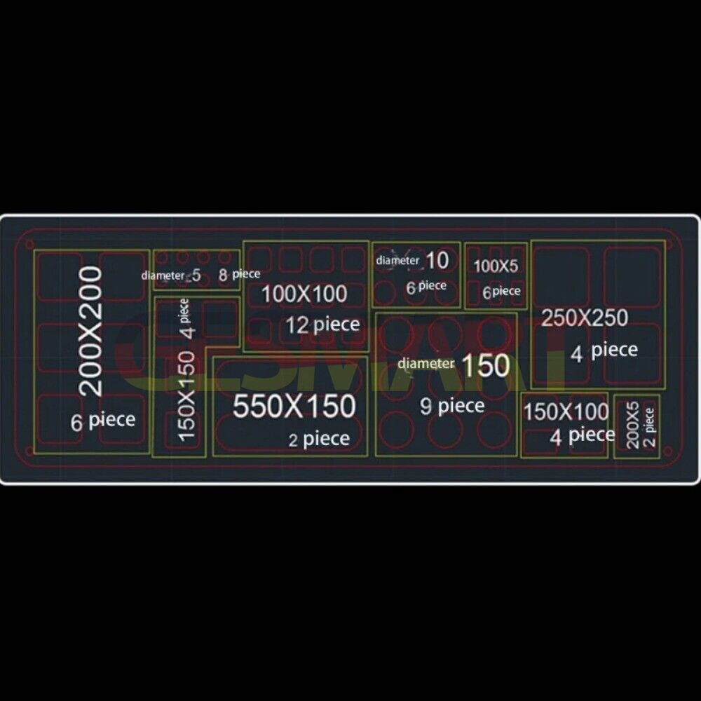 Multi-functional tool stand organizer tray, perfect for organizing screwdrivers and small watch repair tools.