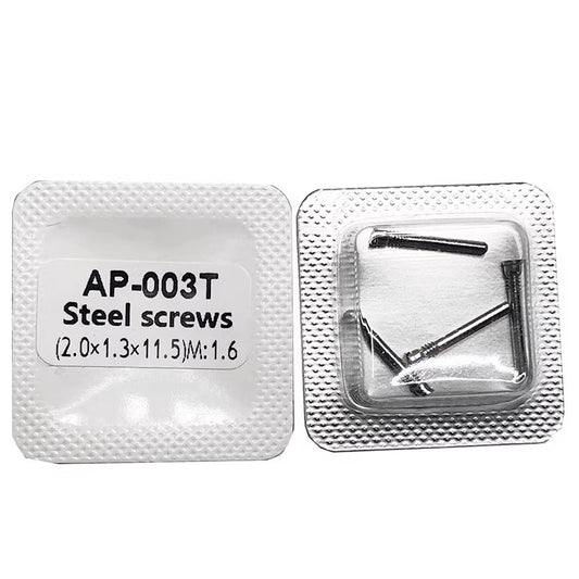 Watch spring bar with steel screws for Audemars Piguet repair, size 2.0x1.3x11.5mm, durable accessory.