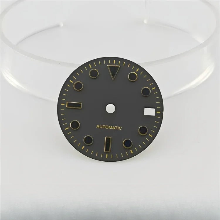 28.5mm Watch Dial Multicolor Nail SUB No Luminous for NH34/NH35 Movement