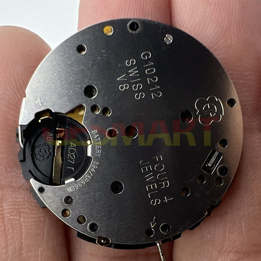ETA G10.212 Swiss quartz watch movement with 3 hands and date display at 3 o?clock.