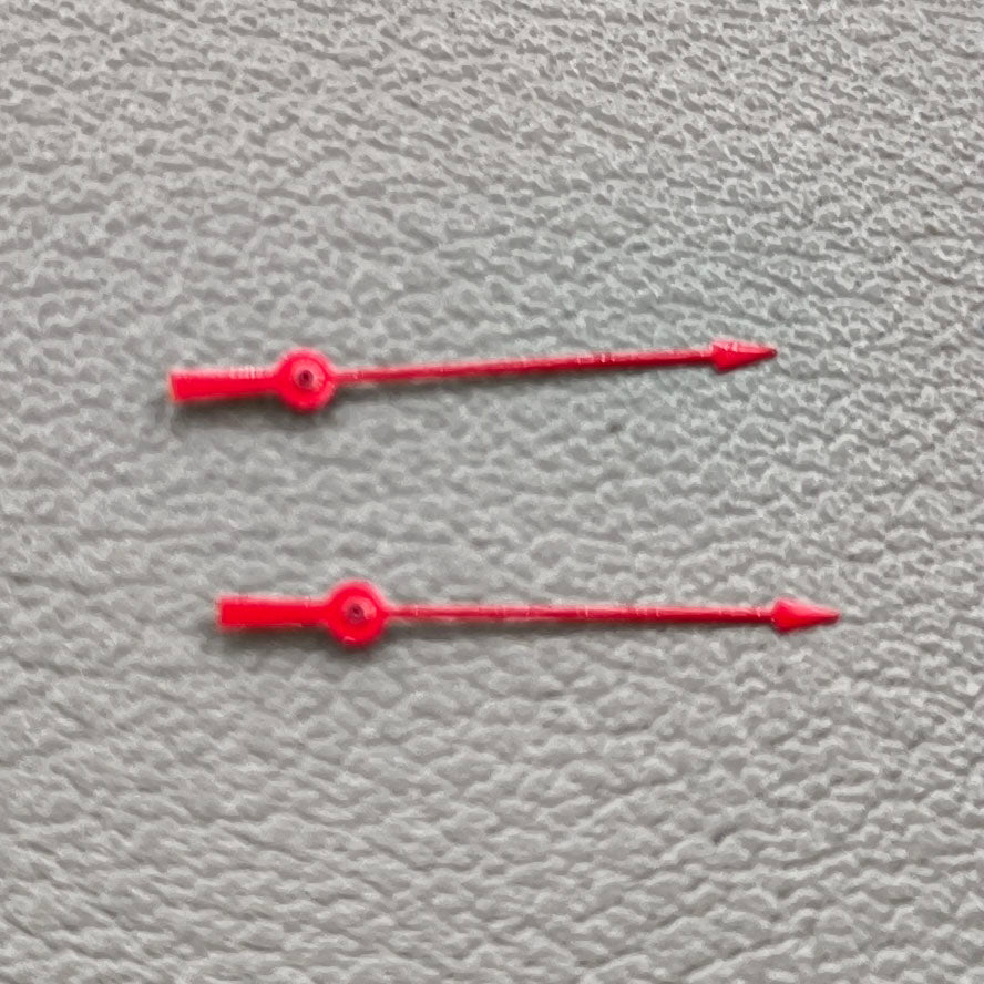 2 PIECES 11mm Red Second Hands for Miyota OS10 OS20 OS30 Movement