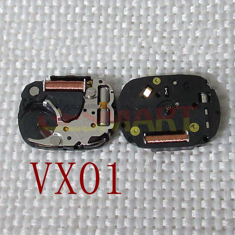 Japan Made Hattori Epson TMI VX01B quartz watch movement with stem for precise timekeeping and reliable performance