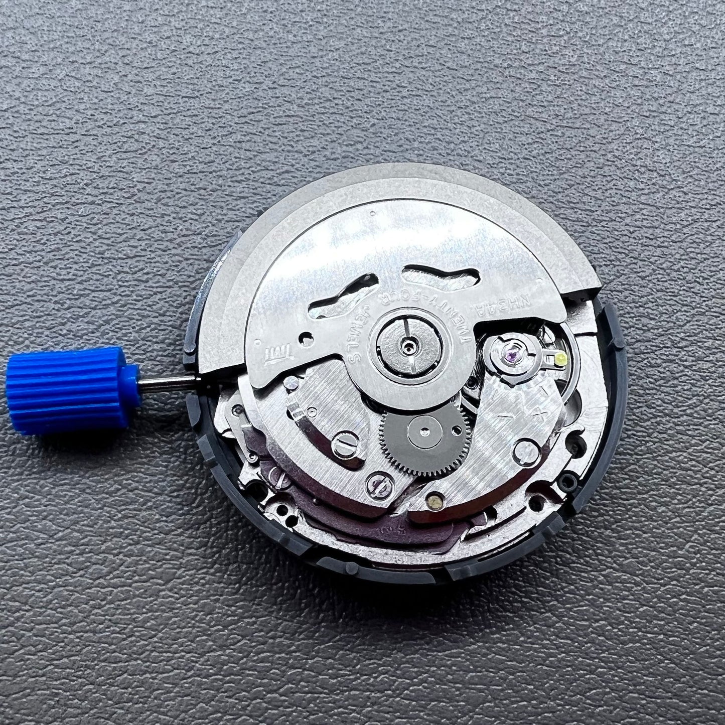 Seiko NH34 Automatic Mechanical GMT Movement White Date Hacking Seconds Date@3