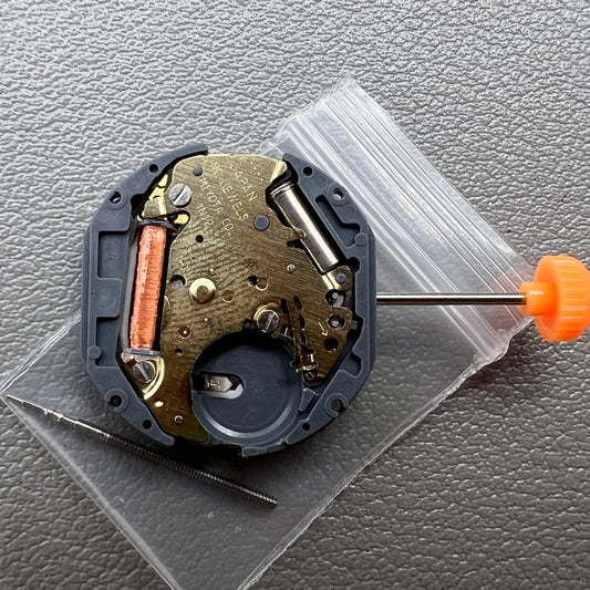 Replacement Japan Miyota 1N12 quartz movement with date at 6 o'clock for watch repair and accessories