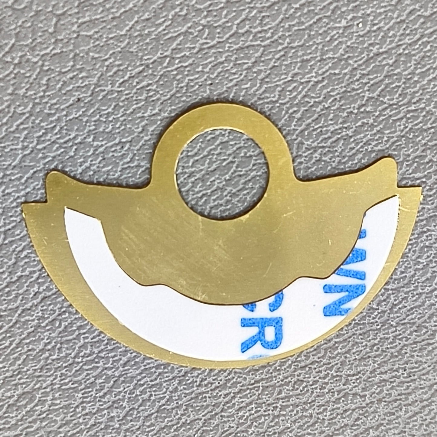 2 PIECES Golden Waved Metal Sheet Overlay Rotor Hammer for Miyota 9015