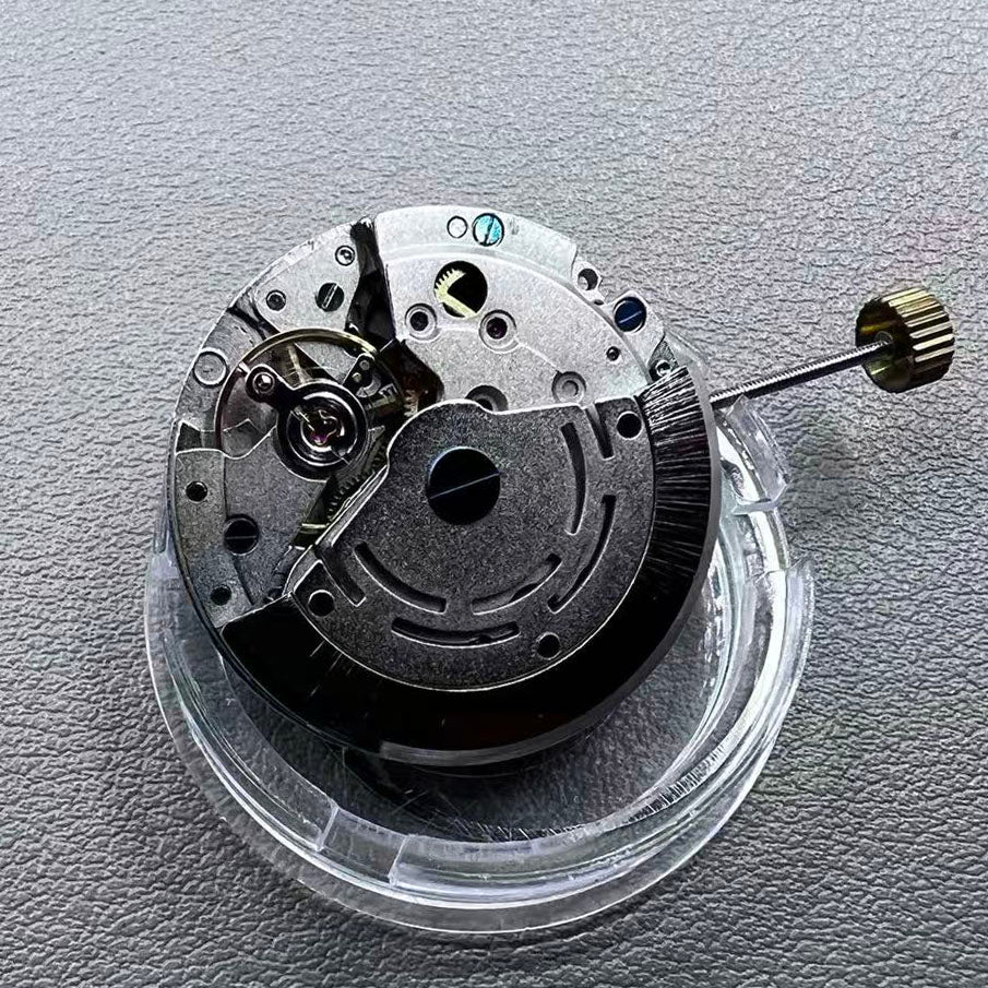 China Mingzhu 2813 automatic mechanical movement for GMT watch replacement, precise and durable parts.