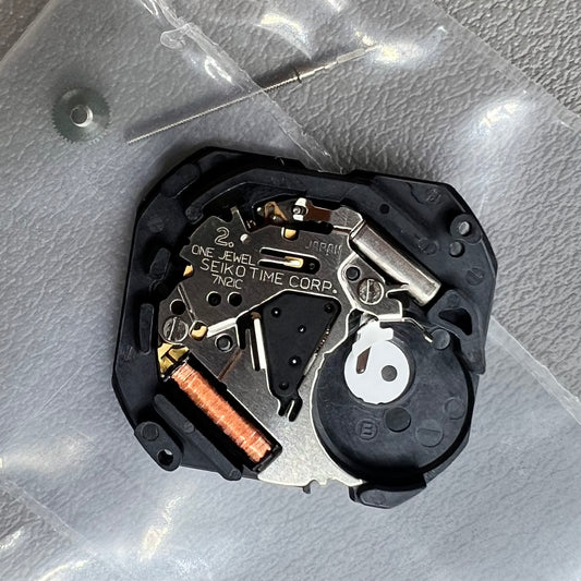 Seiko 7N21C quartz movement for watches, original Japan quality, precise timekeeping mechanism