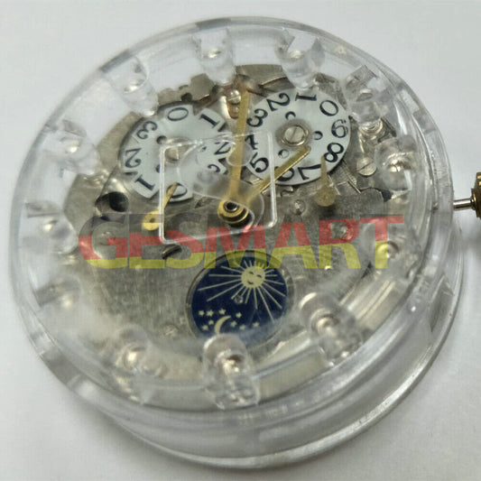 Shanghai Automatic mechanical watch with R16 movement, small second at 9 o'clock, precision timepiece.