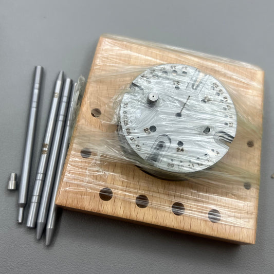 Watch Balance Staff remover and installer tool for precise hairspring and balance wheel handling
